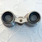 Antique Chevalier Paris Optical French Opera Glasses Enamel Striped Binoculars