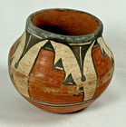 Historic Small Zia Pueblo Pottery Olla By Isabel Medina Toribio  c  1882-1940 