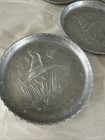 Vintage Everlast Forged Aluminum Drinking Coaster Set 3 5    Embossed 5