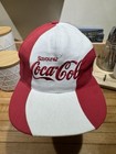 Coca Cola Hat Cap Mens Snapback Red Swirl Vintage 90s Soda Pop Drinks Coke