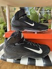 Nike Huarache Pro Mid Metal Baseball Cleats Black White 599235-001 Size 11 5