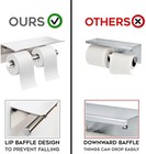 Toilet Paper Holder Paper Holder With Mobile Storage Bathroom Storage Shelf