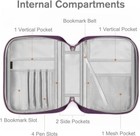 Finpac Bible Cover Carrying Book Case Church Bag Bible With Zippered Pocket