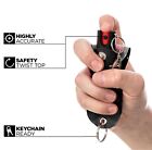Burn Pepper Spray Keychain 1 2oz Self Defense In Black Security Holster
