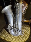 Buescher True Tone Alto Saxophone Low Pitch Silver-plated Brass  Pro  1914