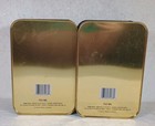 2 Crown Royal The Legendary Import Hinged Tin Boxes Collectibles Empty W 9 Bags 