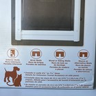 Petsafe Ppa11-10916 Medium Aluminum Wall Entry Dog Pet Door  1-40lbs Niob