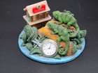1999 Budweiser Beer Iguanas Desk Clock Works