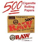 New Sealed Box - 20 Packs - Raw 500 s 1 1 4 Size Rolling Papers 10 000 Sheets