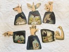 Optical Toys 6 19th Century Repro Dye Cut Animal Hand Shadow Cards In Envelope