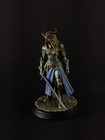 Tiefling Fighter Miniature Painted   32mm D d Pathfinder Rpg Tabletop Character