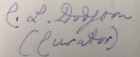 Lewis Carroll  Psa Signed Autograph Note Writer Like Mark Twain Ernest Hemingway