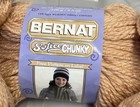 Bernat Softee Chunky Buff 39018  Acrylic Yarn Lot Of 5 Skeins 1 Open Acrylic
