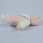 Vintage Eden Girl Baby Doll Plush Pink Velour Terry Cloth Blonde Hair Blue Eyes