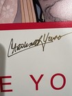 Caroline Young Autographed Signed Vintage Large Rare Poster Chinese Woman Art
