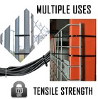 18 Inch Hd 120lb Black Network Cable Cord Wire Tie Zip Ties Nylon K-450hu  100 