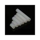 White Nylon Hex Column Female Thread Spacer Standoff Screw nut Pillar M2-m4 