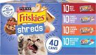 Purina Friskies Wet Cat Food Variety Pack  Shreds With Beef Turkey And Cheese
