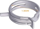 4pcs Upper   Lower Radiator Hose Clamps Kit Metal Heat-resistant