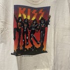 Kiss Men   s Large L 1976 Short Sleeve Shirt Destroyer Album Promo Vintage Tee