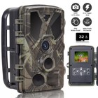 2 Pack Game  trail Camera 36mp 2 7k No Glow 65ft Night Vision  Deer Hunting Cam