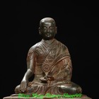 7 4   Old Tibet Bronze Gilt Buddhism Je Kama Tsongkhapa Zongkaba Buddha Statue