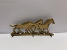 Horses Vintage Brass Horse Hanging Key Holder 5 5  X 2 