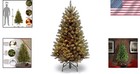 Lifelike 4 5 Ft Pre-lit Christmas Tree  200 Lights  Sturdy Base   Hypoallergenic