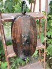 Antique Nautical Large Pulley And Hook  18  Height