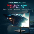 Titan P2510hs 24 5  Gaming Monitor 300hz Gaming Pc 1080p Fhd fast Ips 1ms Gtg