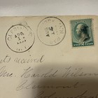 Clermont   Warrensburgh   New York 1886   Cancels