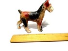 Vtg Irish Terrier Schnauzer Dog Figurine Made In Japan Mid Century 4  Tall 60 s