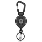 2pack Heavy Duty Retractable Keychain  Tactical Id Badge Holder Reel Carabiner