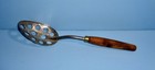 Antique Early Metal   Wood Strainer Spoon Kitchen Food Prep Sieve Utensil Aafa
