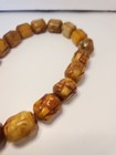 Antique Vtg Original China Tibetan Prayer Jade Beads Carved Buddha 18 Immortals
