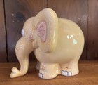 Ceramic Elephant Piggy Bank Baby Room Decor Vintage Sweet Adorable Gift