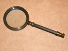 Antique Vintage Retro Brass Magnifying Magnifier Glass 1920 Dollond London Gift