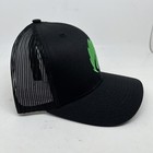 Hop Valley Brewing Co Oregon Beer Black With Green Hops Emblem Snapback Mesh Hat