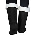 Ladies Slippers Womens Ankle Boots New Memory Foam Winter Christmas Booties Us