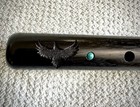    high Spirits       crow    Ebonized Walnut Native American Flute   Key Of Am