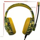 Gaming Headset K1pro Camouflage Yellow Ps3 Pc Ps4 Ps5 7 1 Surround Sound Stereo