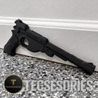 Mandalorian Blaster Pistol 1 1 Black 3d Printed Prop Replica Cosplay