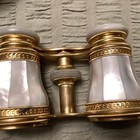 Antique  Lemaire Ft     Paris Opera Glasses Binoculars W  Velvet Bag