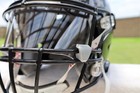 Precision Football Helmet Visor Clips - Cool Grey