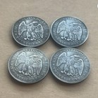 Lot Of 4 1875-1878 Twenty-cent Piece Silver Coin Seated Liberty