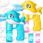 2 Bubble Guns  Whale Bubble Maker Led Automatic With 4 Refill Solutions For K   