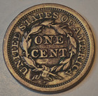 1852 Braided Hair Large Cent Strong Xf Features Variant N5 Rarity 5 Gsid 1156 1c