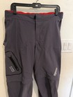Gore Bike Wear Windstopper Soft Shell Convertible Tech Pants Men   s Sz L Gray