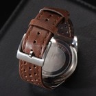 Vintage 70 s Perforated Leather Rally Watch Band Quick Release 18 19 20 22mm