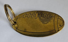 Vintage Solid Brass Key Ring Fob football abc monday Night Football nfl
